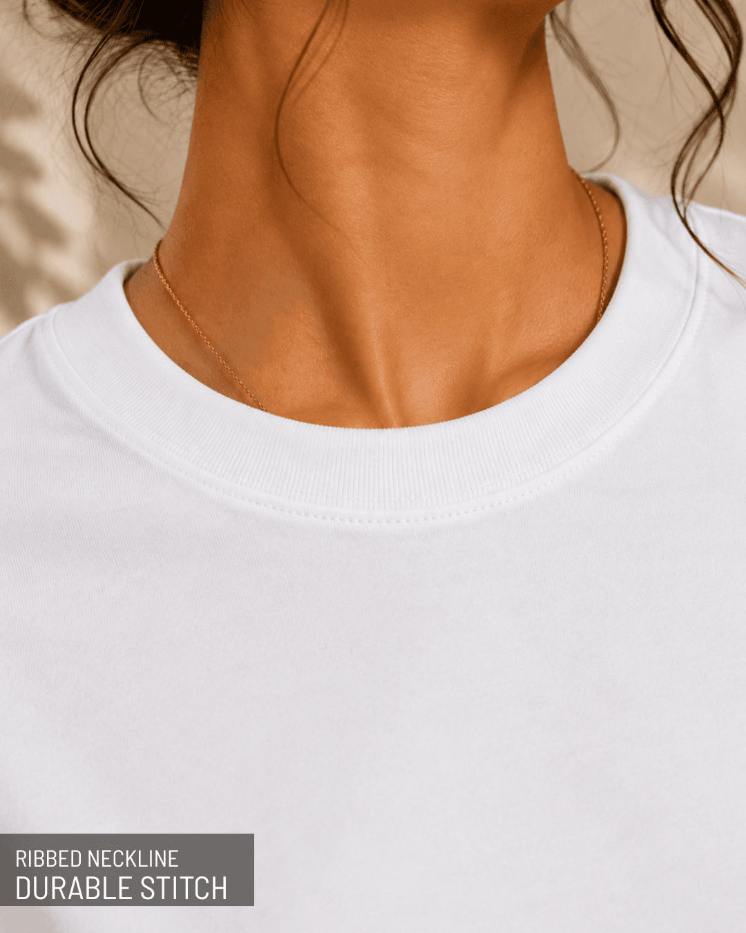 SELF RESPECT WHITE FLORAL OVERSIZED TEE - View 3