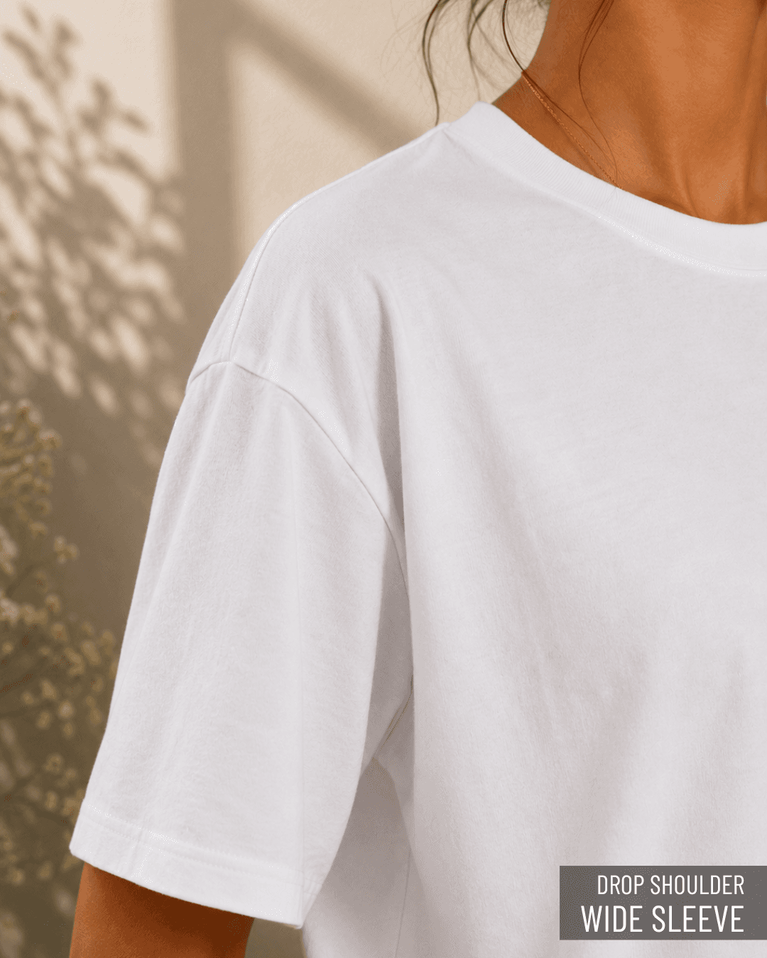 WILD STYLE WHITE FLORAL OVERSIZED TEE - View 4