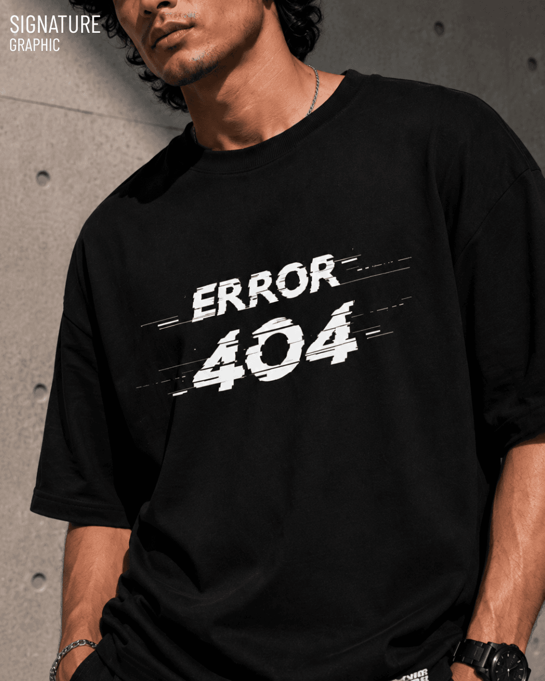 ERROR 404 GAMER OVERSIZED TEE - View 2